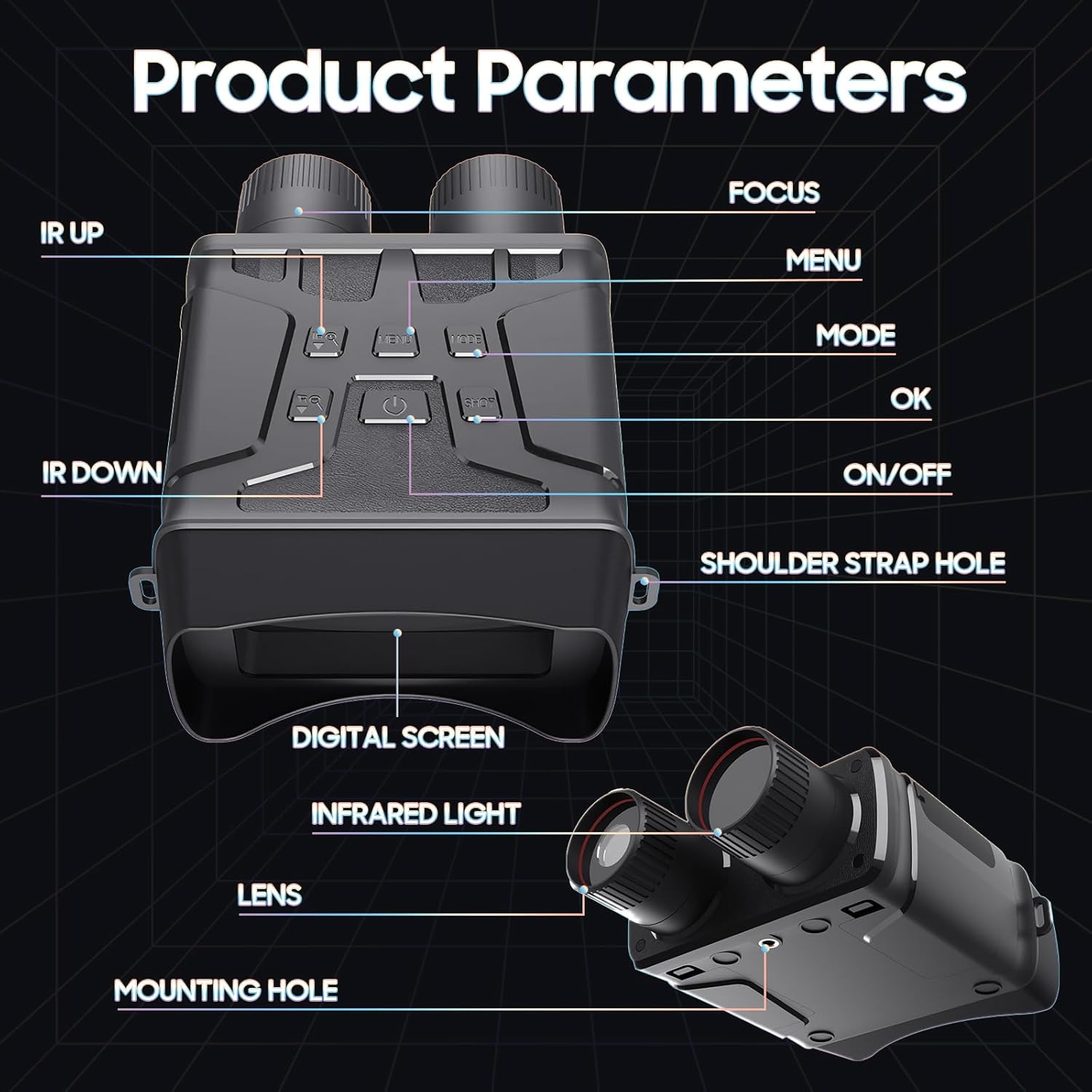 🌙📷 4K Night Vision Goggles for Adults | 4'' HD Screen + Digital Infrared Vision | Record HD Photos & Video, Rechargeable for Hunting & Security 🔋 #NightVisionTech #OutdoorGear 🌙📷 4K Night Vision Goggles for Adults | 4'' HD Screen + Digital Infrared Vision | Record HD Photos & Video, Rechargeable for Hunting & Security 🔋 #NightVisionTech #OutdoorGear
